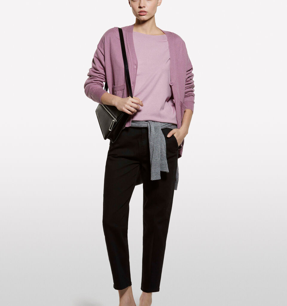 Jeans Style 71 chino slim fit preto - jeans slim fit para mulher - Preto | Sisley image number 1